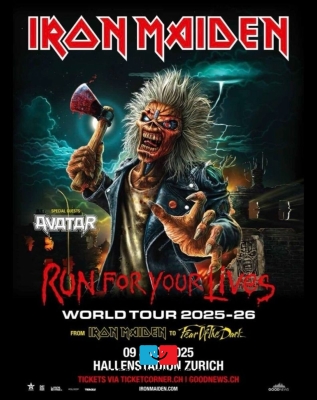 2x billets Concert Iron Maiden