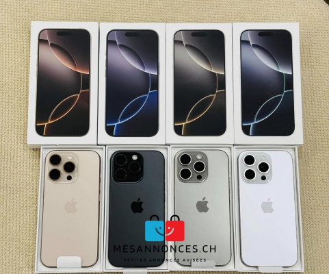 Originale Apple iPhone 16 Pro Max, iPhone 16 Pro